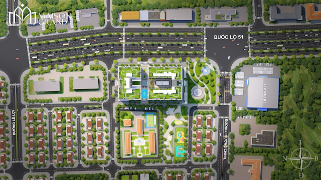 Maison Grand nhìn từ trên cao